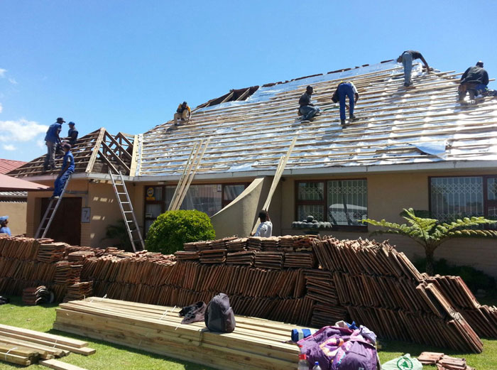 Cape Roof - Re-Roofing in Progress