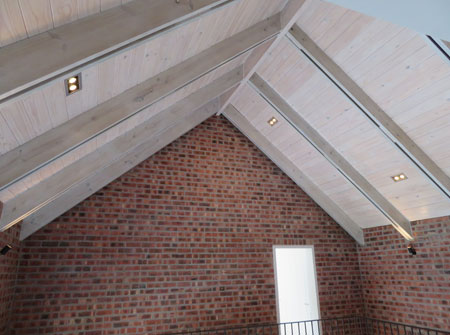 Cape Roof - Exposed Rafters with T and G Ceiling