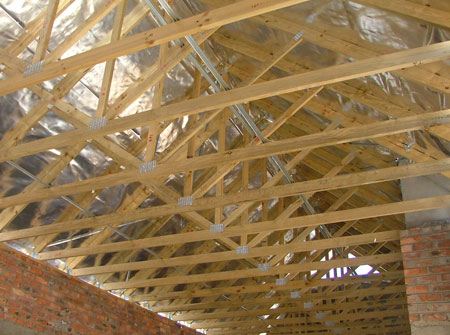 Cape Roof - Gangnail Trusses with Large Span
