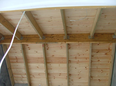 Cape Roof - Ridge Beam and Rafters with T and G Ceiling