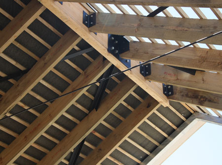 Cape Roof - Specialized Trusses with Bracket Detail