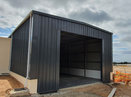 Cape Roof - Garage Cladding