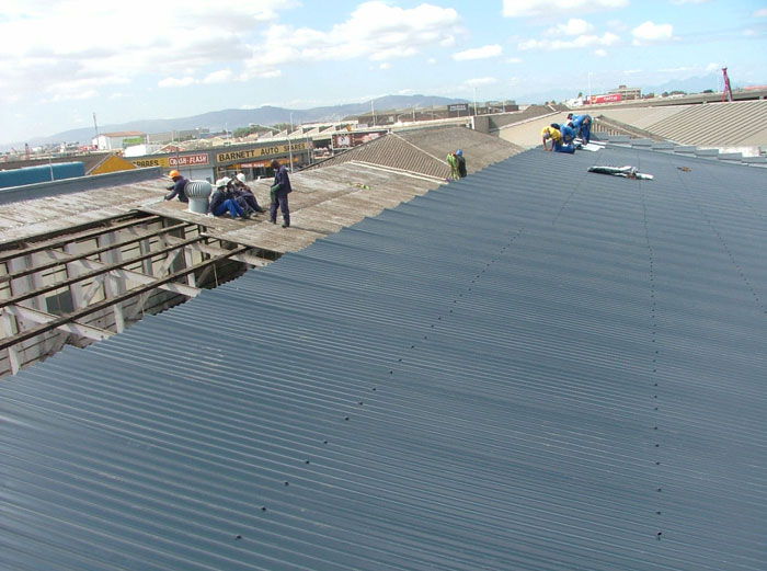 Cape Roof - Replace Asbestos Sheets at Warehouses