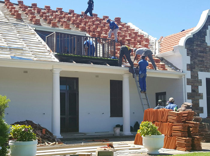 Cape Roof - Re-roofing in Progress