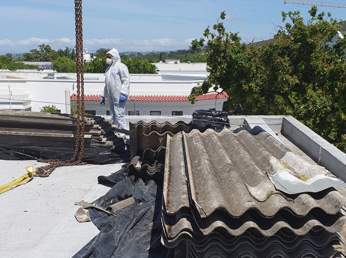 Cape Roof - Asbestos Sheets Removed